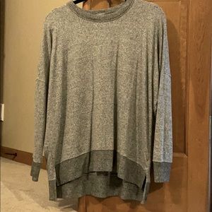 Gray crewneck sweater